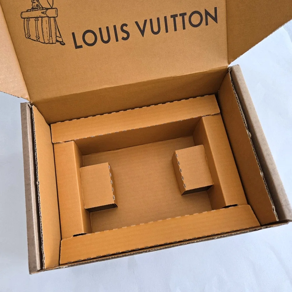 Louis Vuitton Authentic Shipping Box Medium Gift Storage Box Logo Empty 12x9x6
